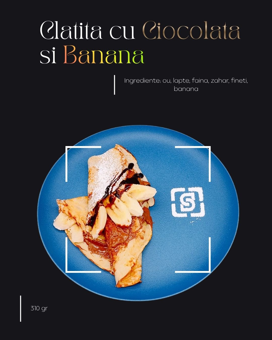 Clatita cu Ciocolata si Banana