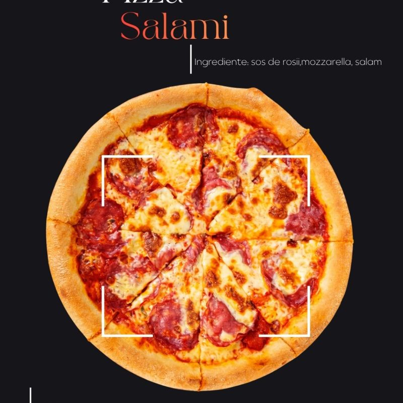 Ideală pentru o cină rapidă sau o seară cu prietenii, Pizza Salami te cucerește prin simplitate și gust autentic.