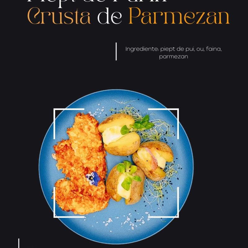 Piept de Pui in Crusta de Parmezan